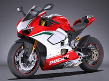 Ducati Panigale V4 Fairing Set (2018-2019) Red, White, Green at KingsMotorcycleFairings.com