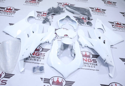 Ducati Panigale V4 Fairings (2018-2019) All White from KingsMotorcycleFairings.com