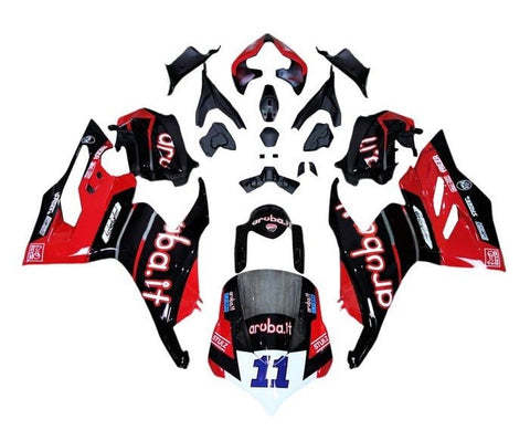 Ducati Panigale V4 Fairings (2018-2019) Black, Red, Aruba at KingsMotorcycleFairings.com