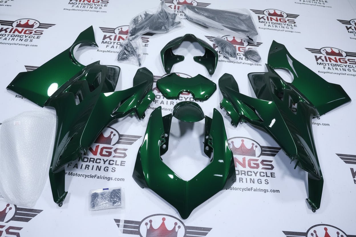 Ducati Panigale V4 Fairings (2018-2019) Green at KingsMotorcycleFairings.com
