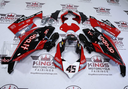 Ducati Panigale V4 Fairings (2018-2019) Red, Black Lenovo 45 from KingsMotorcycleFairings.com
