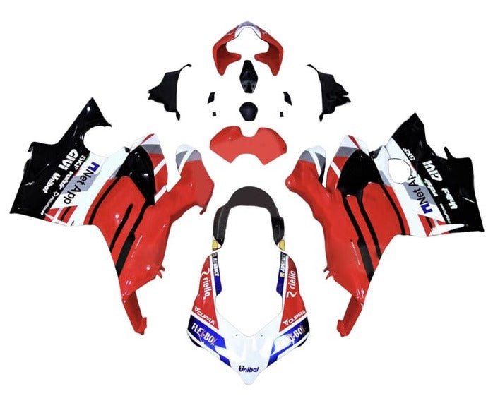 Ducati Panigale V4 Fairings (2018-2019) Red, Black, White, Blue at KingsMotorcycleFairings.com