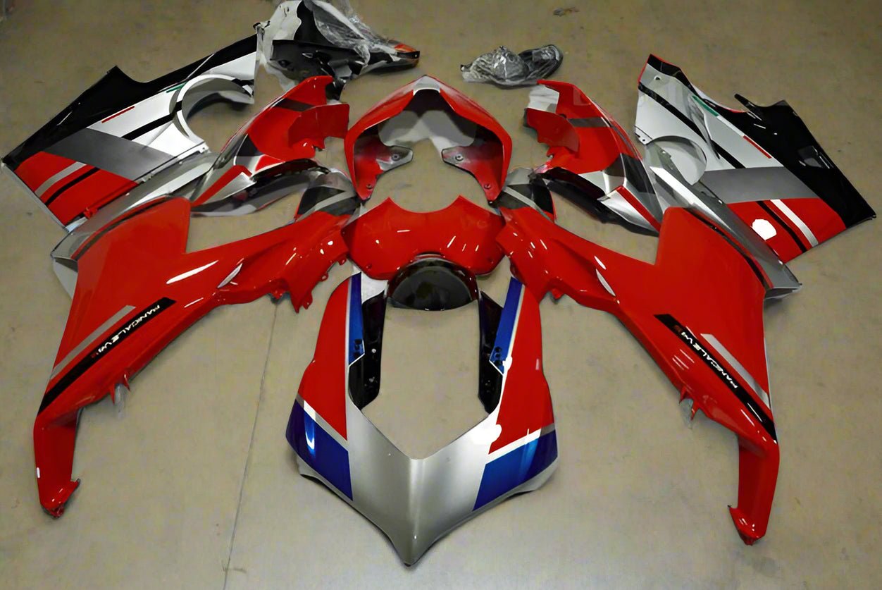 Ducati Panigale V4 Fairing kit (2018-2019) Red, Silver, Blue, Black at KingsMotorcycleFairings.com