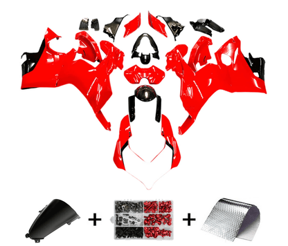 Ducati Panigale V4 Fairing Kit (2018-2019) Red, White, Black at KingsMotorcycleFairings.com
