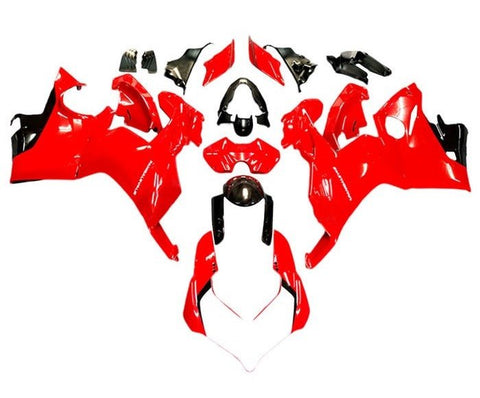 Ducati Panigale V4 Fairings (2018-2019) Red, White, Black at KingsMotorcycleFairings.com