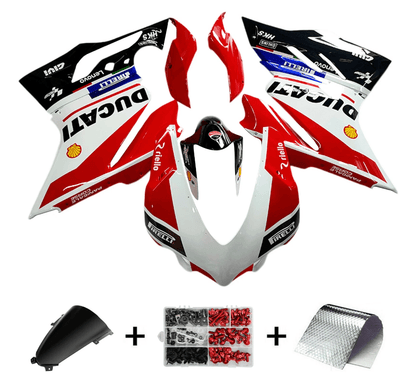 Ducati Panigale V4 Fairings (2018-2019) White, Red, Black at KingsMotorcycleFairings.com 