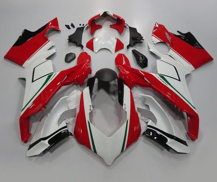 Ducati Panigale V4 Fairings (2018-2019) White, Red, Green, Black at KingsMotorcycleFairings.com