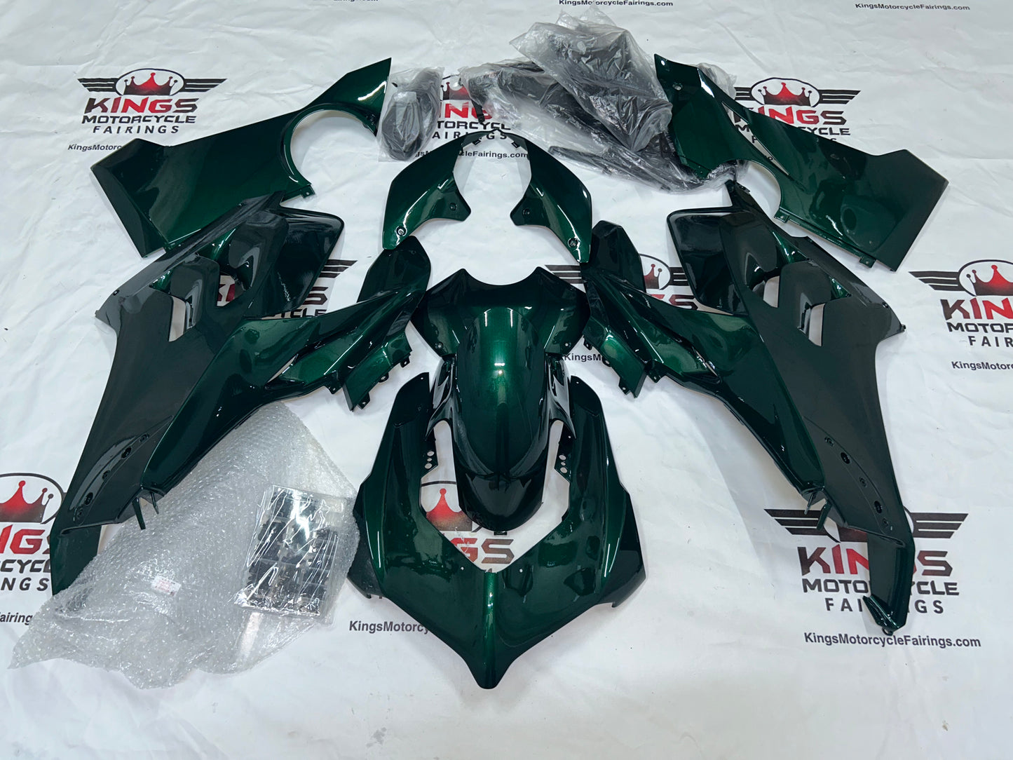 Ducati Panigale V4 Fairings (2020-2021) Green Candy at KingsMotorcycleFairings.com