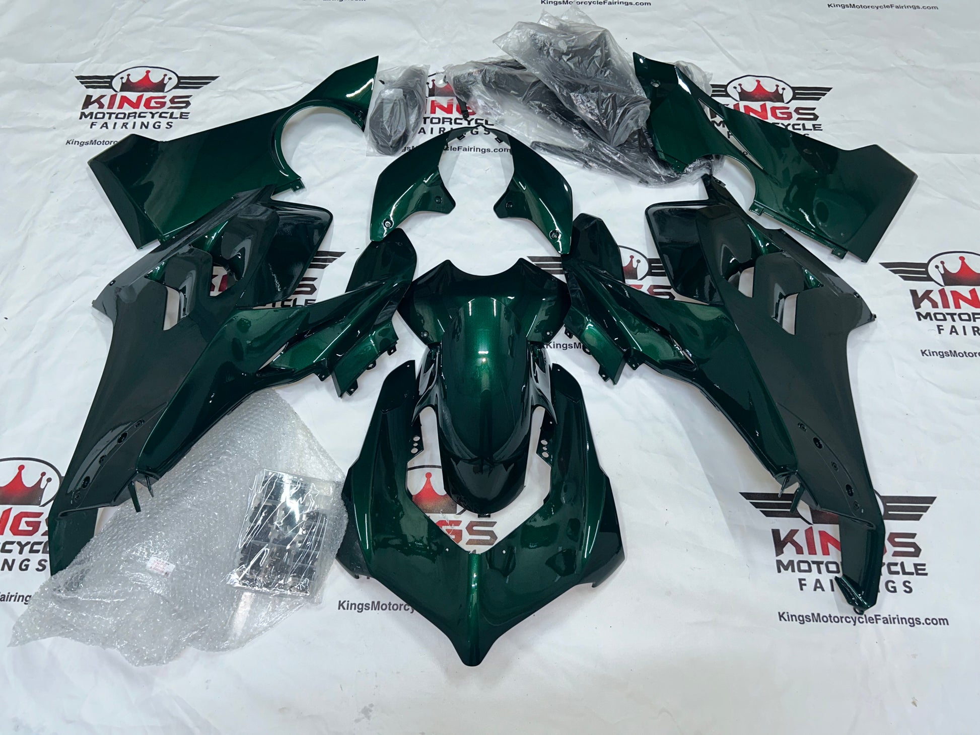 Ducati Panigale V4 Fairings (2020-2021) Green Candy at KingsMotorcycleFairings.com