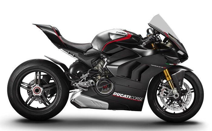 Ducati Panigale V4 Fairings (2020-2021) Matte Black, Silver, Red at KingsMotorcycleFairings.com