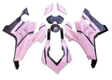 Ducati Panigale V4 Fairings (2020-2021) Pink, Black at KingsMotorcycleFairings.com