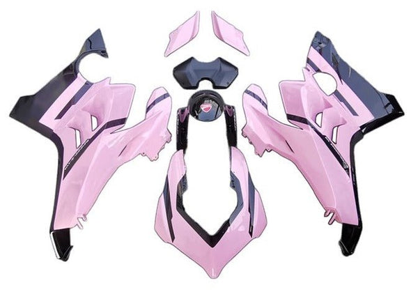 Ducati Panigale V4 Fairings (2020-2021) Pink, Black at KingsMotorcycleFairings.com