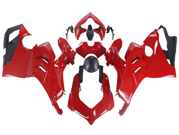 Ducati Panigale V4 Fairings (2020-2021) Red Gloss, Matte Black at KingsMotorcycleFairings.com