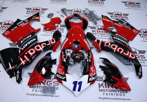Ducati Panigale V4 Fairings (2020-2021) Red, Black Aruba at KingsMotorcycleFairings.com