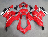 Ducati Panigale V4 Fairing set (2020-2021) Red, Black, White Stripe at KingsMotorcycleFairings.com