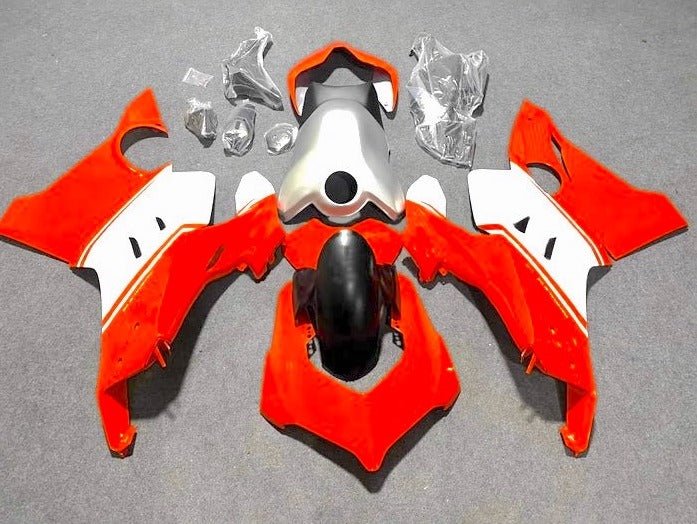 Ducati Panigale V4 Fairing set (2020-2021) Red, White, Silver at KingsMotorcycleFairings.com