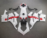 Ducati Panigale V4 Fairings (2020-2021) White, Black, Red Stripe at KingsMotorcycleFairings.com