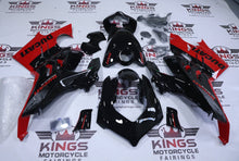 Ducati Panigale V4 Fairings (2022-2024) Black, Red Gloss at KingsMotorcycleFairings.com