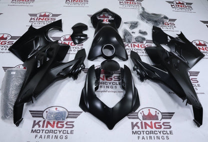 Ducati Panigale V4 Fairings (2022-2024) Satin Black from KingsMotorcycleFairings.com