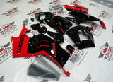 Ducati Panigale V4S Fairing Kit (2022-2024) Black Gloss, Red at KingsMotorcycleFairings.com