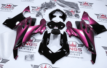 Ducati Panigale V4S Fairings (2018-2019) Black, Pink Chameleon from KingsMotorcycleFairings.com