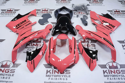Ducati Panigale V4S Fairings (2018-2019) Pink, Black, Gray at KingsMotorcycleFairings.com
