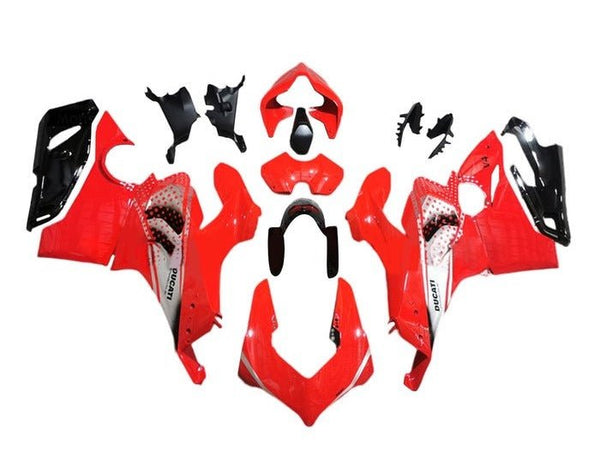 Ducati Panigale V4S Fairings (2018-2019) Red, Gray, Black at KingsMotorcycleFairings.com