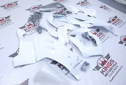 Ducati Panigale V4S Fairings (2020-2021) All White from KingsMotorcycleFairings.com