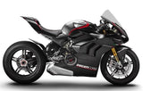 Ducati Panigale V4S Fairings (2020-2021) Black Gloss, Silver, Red from KingsMotorcycleFairings.com