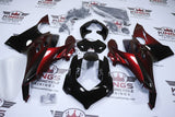 Ducati Panigale V4S Fairings (2020-2021) Black, Red Chameleon at KingsMotorcycleFairings.com