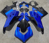 Ducati Panigale V4S Fairings (2020-2021) Blue, Black from KingsMotorcycleFairings.com
