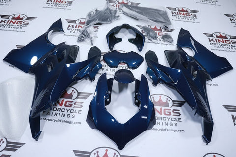 Ducati Panigale V4S Fairings (2020-2021) Blue at KingsMotorcycleFairings.com