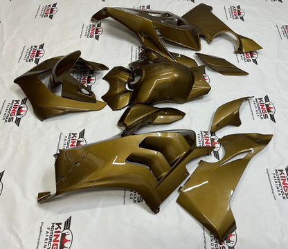 Ducati Panigale V4S Fairings (2020-2021) Gold Midnight from KingsMotorcycleFairings.com