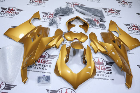 Ducati Panigale V4S Fairings (2020-2021) Gold at KingsMotorcycleFairings.com