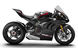 Ducati Panigale V4S Fairing set (2020-2021) Matte Black, Silver, Red at KingsMotorcycleFairings.com