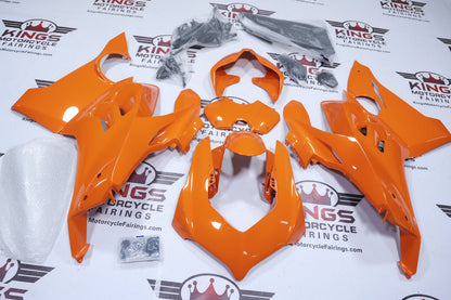 Ducati Panigale V4S Fairings (2020-2021) Orange at KingsMotorcycleFairings.com