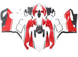 Ducati Panigale V4S Fairing set (2020-2021) Red, White, Black, Green Stripe at KingsMotorcycleFairings.com