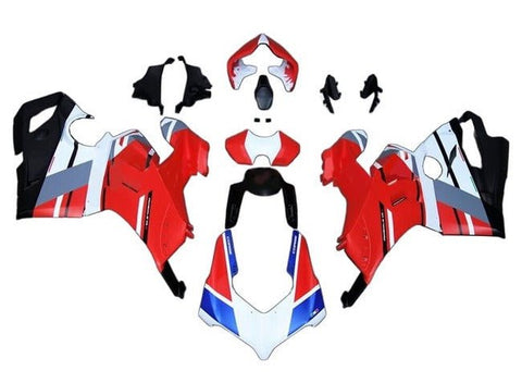Ducati Panigale V4S Fairings (2020-2021) Red, White, Blue, Gray, Black at KingsMotorcycleFairings.com