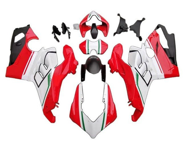 Ducati Panigale V4S Fairings (2020-2021) Red, White, Green, Black at KingsMotorcycleFairings.com