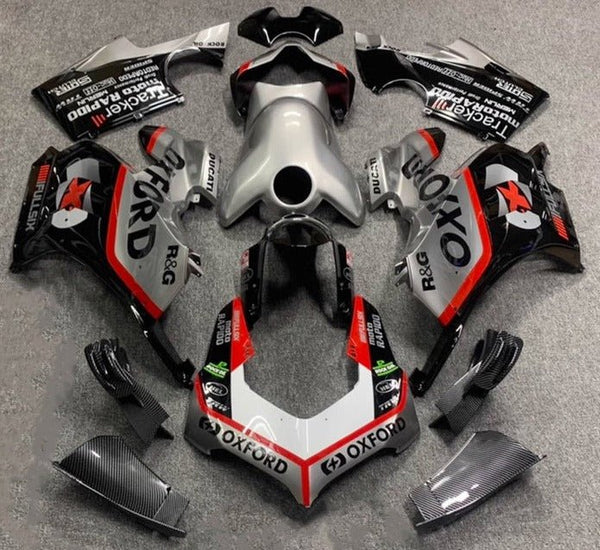 Ducati Panigale V4S Fairings (2020-2021) Silver, Black, Red, Carbon Fiber at KingsMotorcycleFairings.com