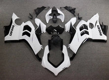 Ducati Panigale V4S Fairing set (2020-2021) White Gloss, Black Gloss at KingsMotorcycleFairings.com