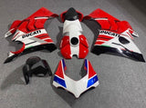 Ducati Panigale V4S Fairings (2020-2021) White, Red, Blue at KingsMotorcycleFairings.com