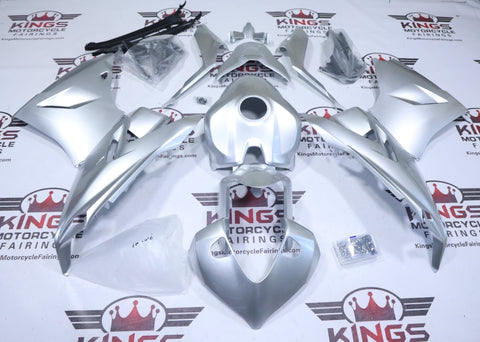 Ducati SuperSport 950S Fairings (2021-2024) Silver Metallic at KingsMotorcycleFairings.com