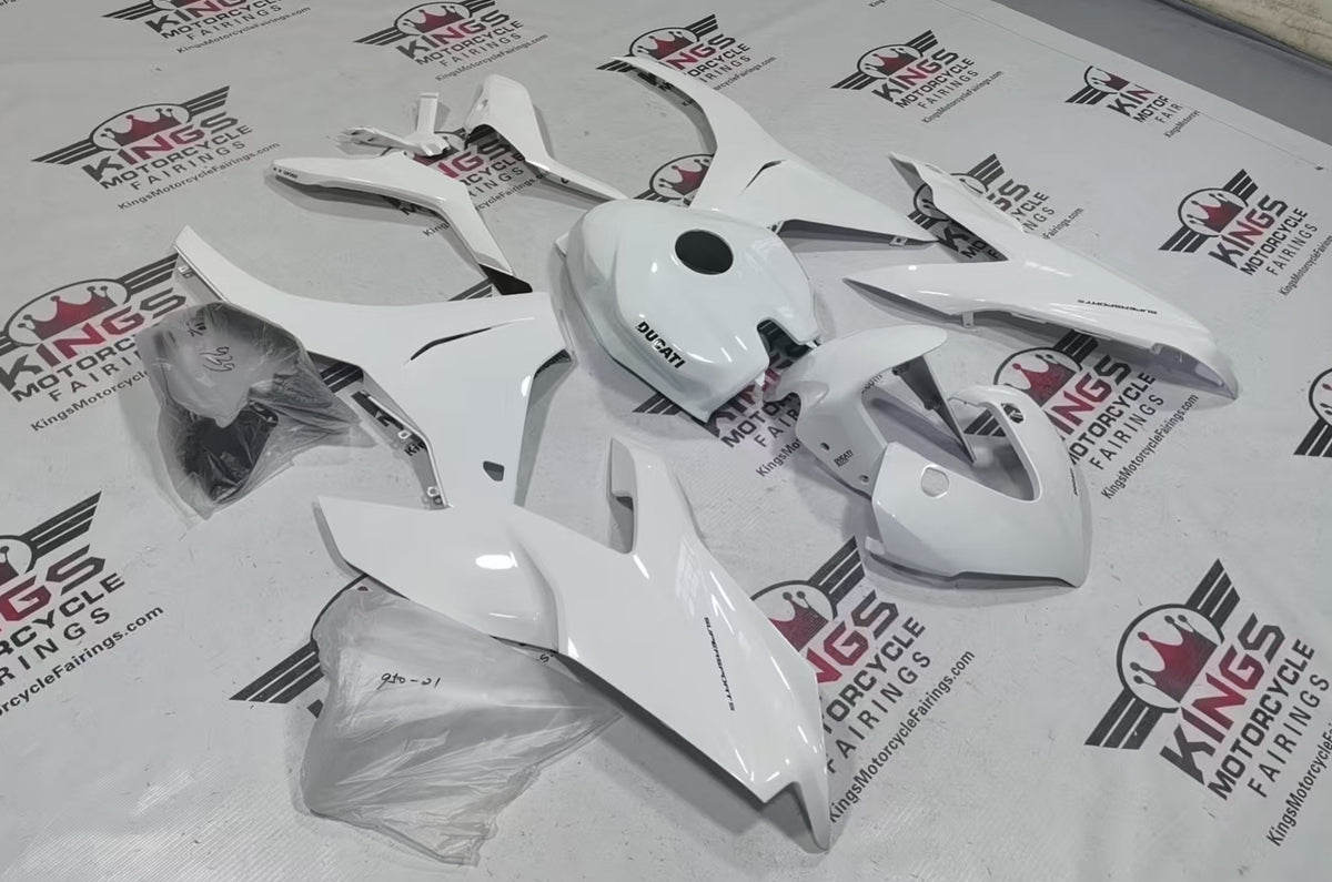 Ducati Supersport 939 Fairing Set (2017-2021) All White at KingsMotorcycleFairings.com