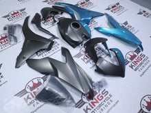 Ducati Supersport 939 Fairings (2017-2021) Matte Gray, Blue Split from KingsMotorcycleFairings.com