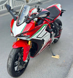 Ducati Supersport 939 Fairing set (2017-2021) Red, White, Green Stripe at KingsMotorcycleFairings.com