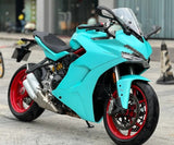 Ducati Supersport 939S Fairings (2017-2021) Blue Turquoise from KingsMotorcycleFairings.com