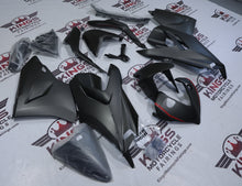 Ducati Supersport 950s Fairings (2021-2024) Matte Black, Red Stripe from KingsMotorcycleFairings.com
