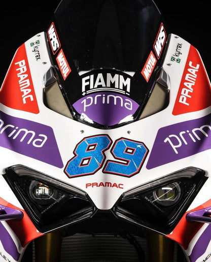 Ducati V4 Fairing Kit (2018-2019) White, Purple, Red Pramac at KingsMotorcycleFairings.com