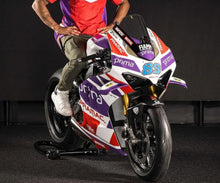 Ducati V4S Fairings (2018-2019) White, Purple, Pramac Prima from KingsMotorcycleFairings.com